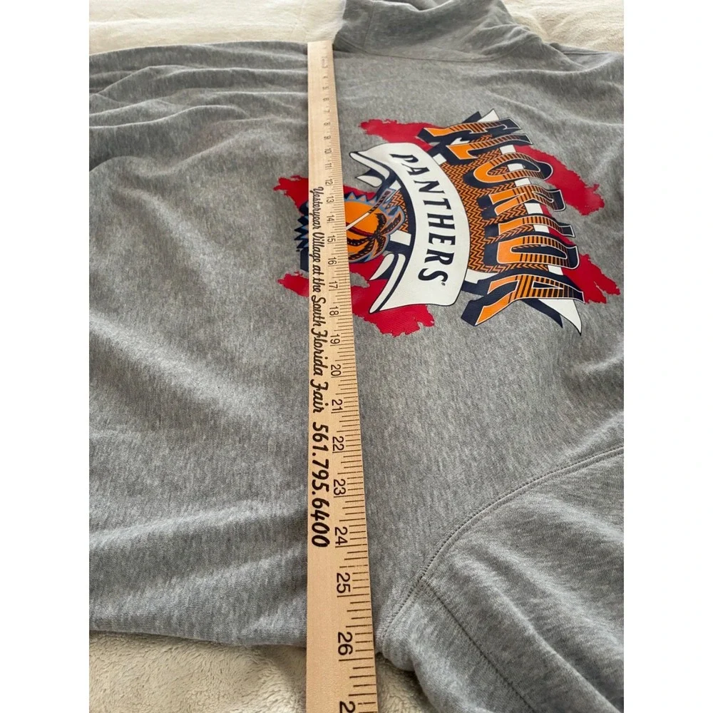Men's XL NWOT Florida Panthers Adidas Reverse Retro 2.0 pullover sweatshirt gray